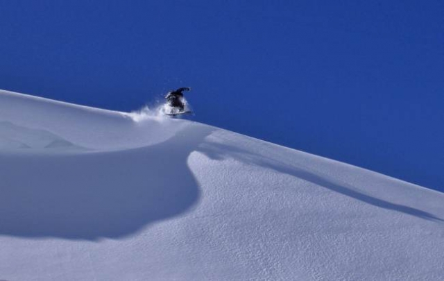  First snowboard tricks 